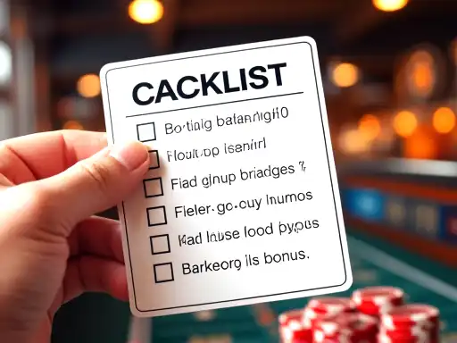 Deposit preparation checklist for online casino play