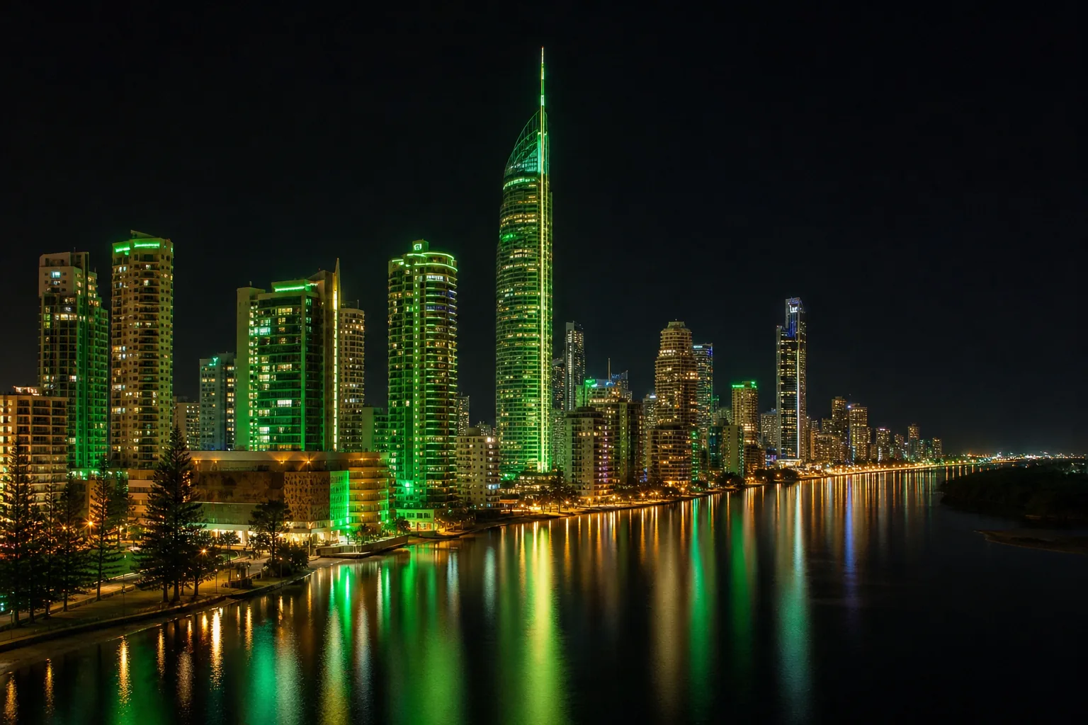 Editorial city guide graphic for Perth Casino readers in Gold Coast, QLD