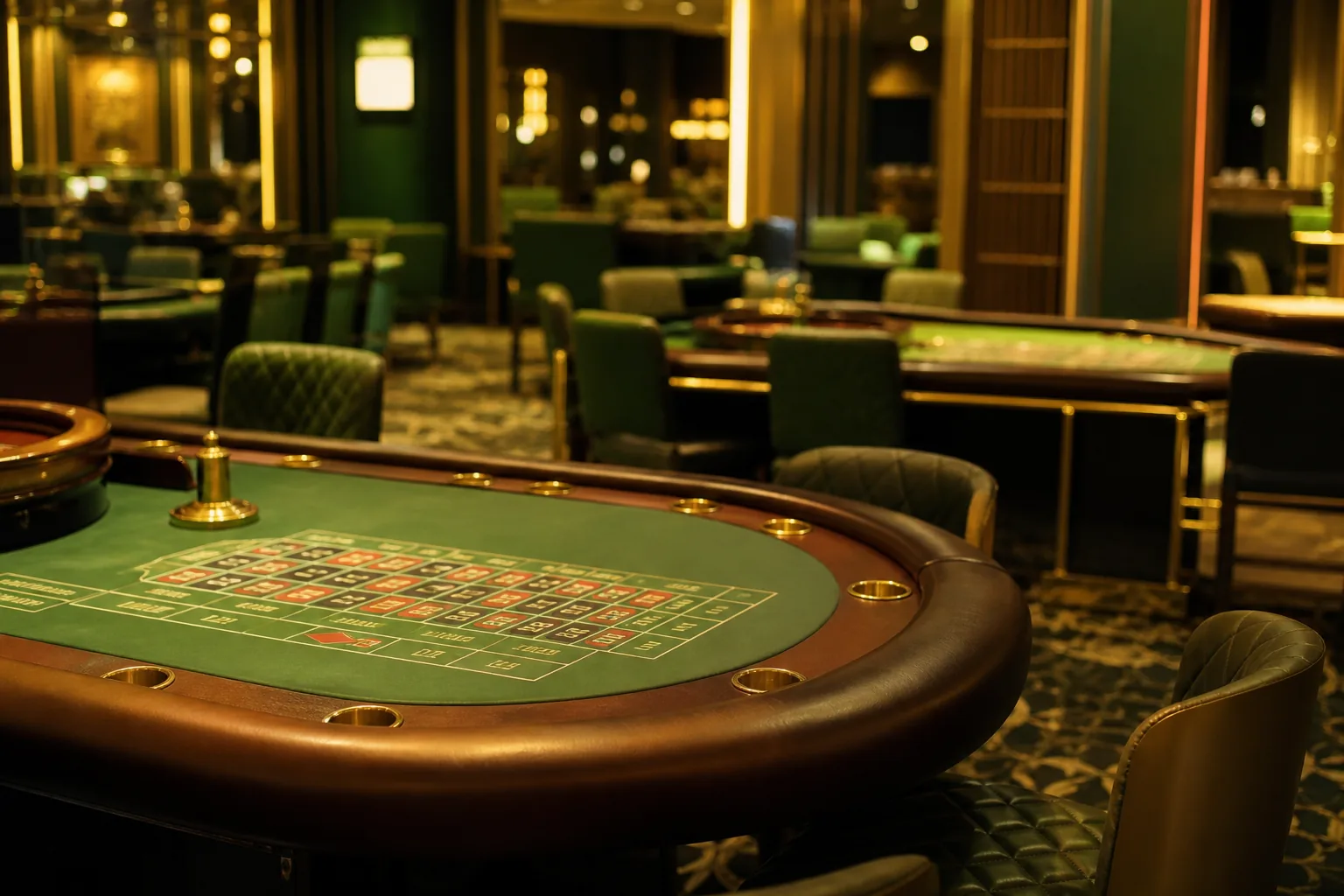 Table and live game categories in an Perth Casino-style lobby