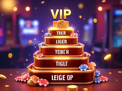 VIP tier progression concept for casino loyalty